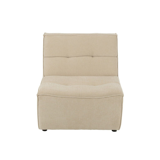 J-Line Sofa Grid populierenhout/schuim beige-1-Zitsbanken-J-Line