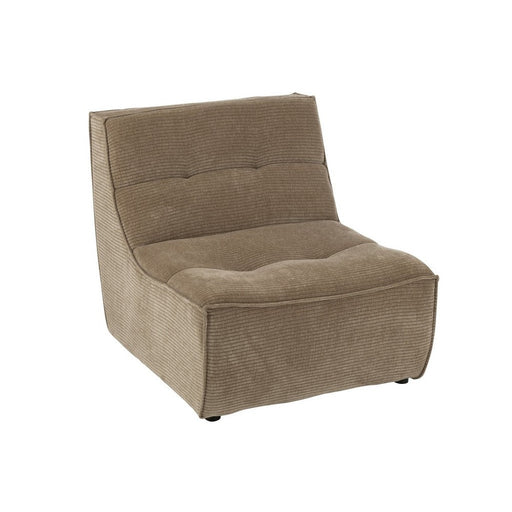 J-Line Sofa Grid populierenhout/schuim donker taupe-1-Zitsbanken-J-Line