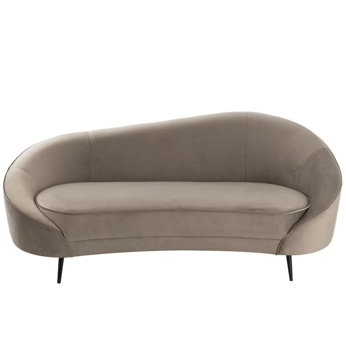 J-Line Sofa elisabeth textil silver-2-Zitsbanken-J-Line