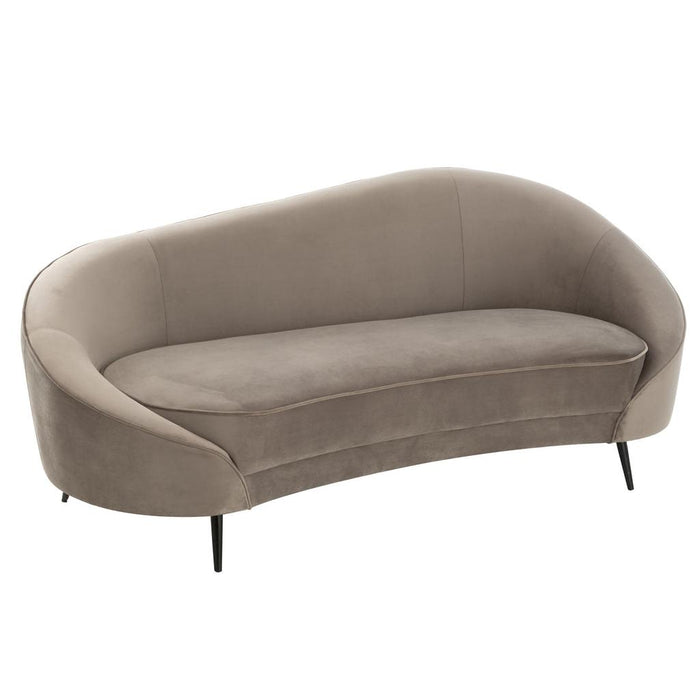 J-Line Sofa elisabeth textil silver-2-Zitsbanken-J-Line