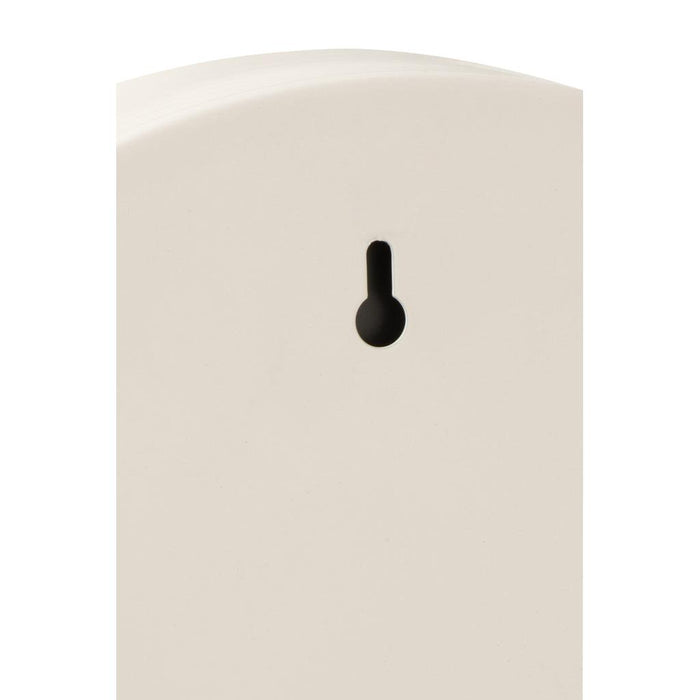 J-Line Spiegel Rond boord metaal wit small-Spiegels-J-Line