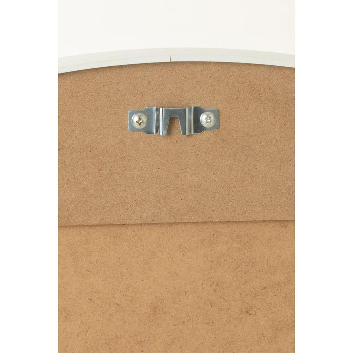 J-Line Spiegel Rond glas/metaal wit large-Spiegels-J-Line