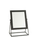 J-Line Spiegel Vierkant op voet metaal zwart-Spiegels-J-Line