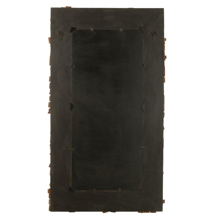 J-Line Spiegel syma gerecycleerd hout/spiegel naturel large-Spiegels-J-Line