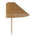 J-Line Staande Lamp metaal/rattan wit/naturel-Vloerlampen-J-Line
