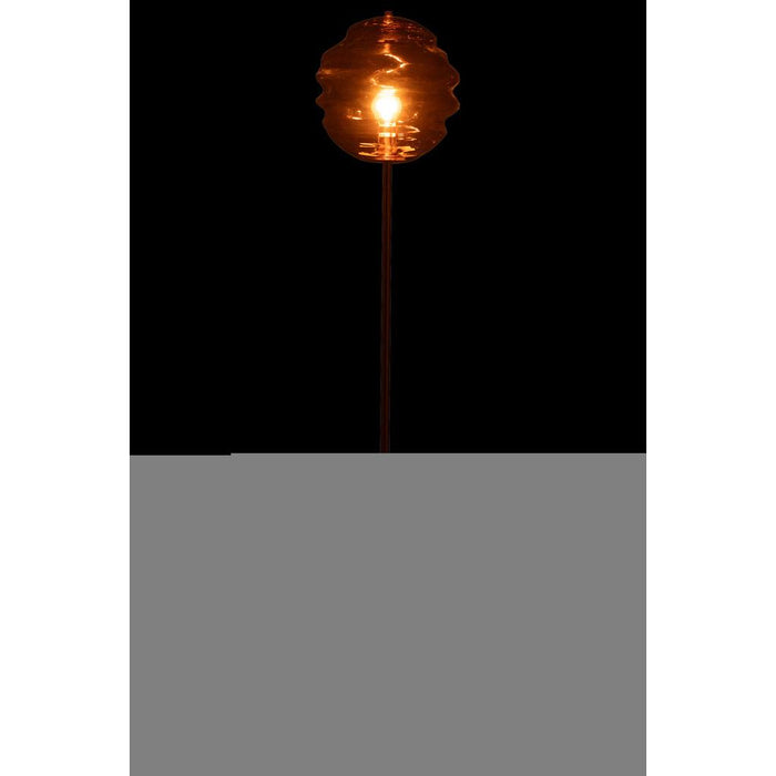 J-Line Staanlamp Glas bruin-Vloerlampen-J-Line