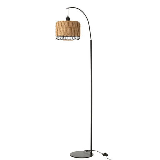 J-Line Staanlamp lanterne metaal naturel-Vloerlampen-J-Line