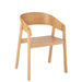 J-Line Stoel Naga essenhout/touw naturel-Eetkamerstoelen-J-Line