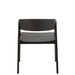 J-Line Stoel Naga essenhout/touw zwart-Eetkamerstoelen-J-Line