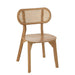 J-Line Stoel Pinda teak hout naturel-Eetkamerstoelen-J-Line