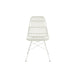 J-Line Stoel Rachel buiten metaal/rattan wit-Eetkamerstoelen-J-Line