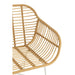 J-Line Stoel Rachelle buiten metaal/rattan naturel/wit-Eetkamerstoelen-J-Line