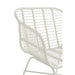 J-Line Stoel Rachelle buiten metaal/rattan wit-Eetkamerstoelen-J-Line