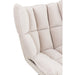 J-Line Stoel Relax kussen op frame textiel/metaal beige-Fauteuils-J-Line
