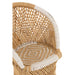 J-Line Stoel Rugsteun bamboe natural/wit kind-Eetkamerstoelen-J-Line