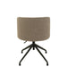 J-Line Stoel Turn/up/down linnen donker bruin/beige-Eetkamerstoelen-J-Line