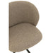 J-Line Stoel Turn/up/down linnen donker bruin/beige-Eetkamerstoelen-J-Line