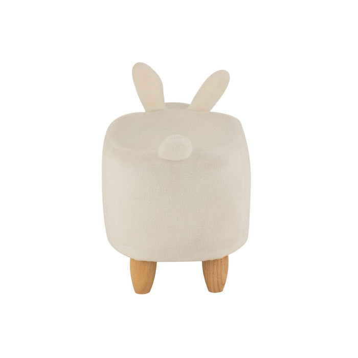 J-Line Stoel Voor kind schaap hout/textiel wit-Eetkamerstoelen-J-Line