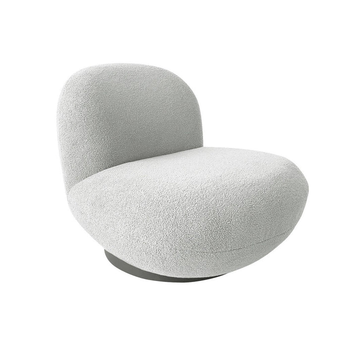 J-Line Stoel Wales staal/schuim grijs-Eetkamerstoelen-J-Line