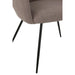 J-Line Stoel Wales staal/schuim taupe-Eetkamerstoelen-J-Line