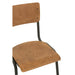 J-Line Stoel hout/metaal bruin-Fauteuils-J-Line