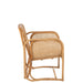 J-Line Stoel+kussen Casablanca rotan naturel-Eetkamerstoelen-J-Line
