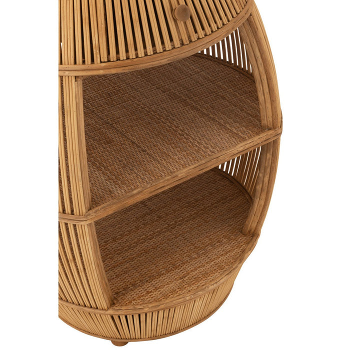 J-Line Tafel Barrel rotan/bamboe naturel-Salontafels-J-Line