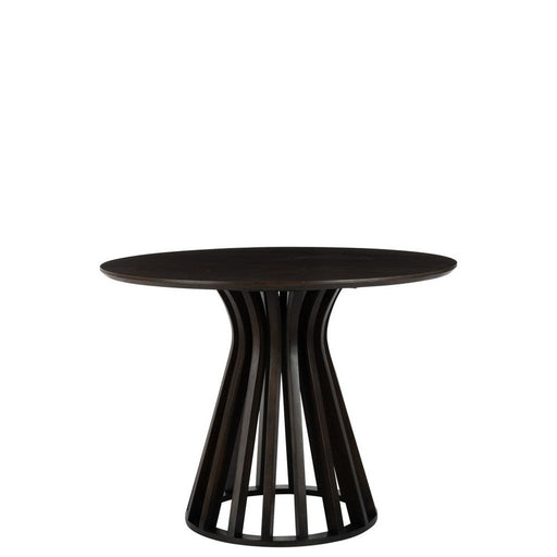 J-Line Tafel Connie mango hout donker bruin-Eettafels-J-Line