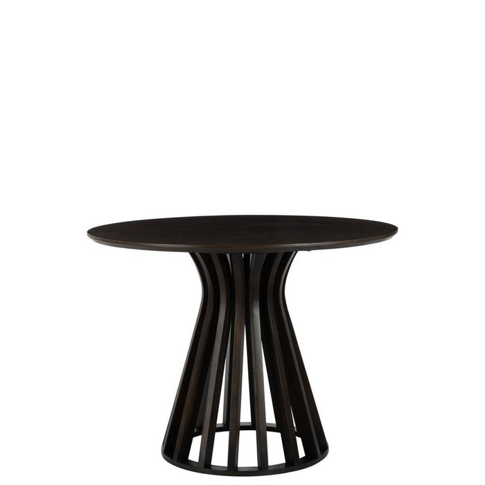 J-Line Tafel Connie mango hout donker bruin-Eettafels-J-Line