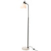 J-Line Vloerlamp Magali staal/glas wit-Vloerlampen-J-Line