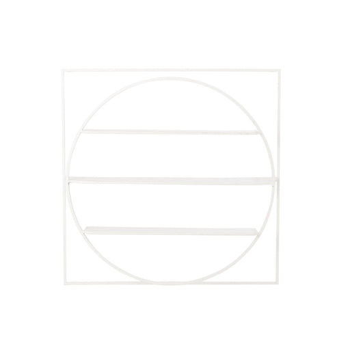 J-Line Wandrek News metaal wit-Wandplanken-J-Line