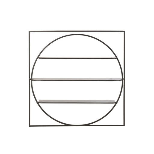 J-Line Wandrek News metaal zwart-Wandplanken-J-Line