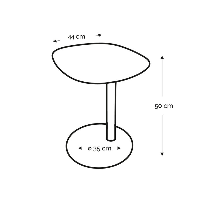 JARI Bijzettafel - Wit - Scandinavian White-Bijzettafels-Spinder