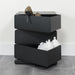 JOEY 3 Ladekast | Zwart | Staal | 37x26x54.5 Spinder Design-Ladekasten-Spinder