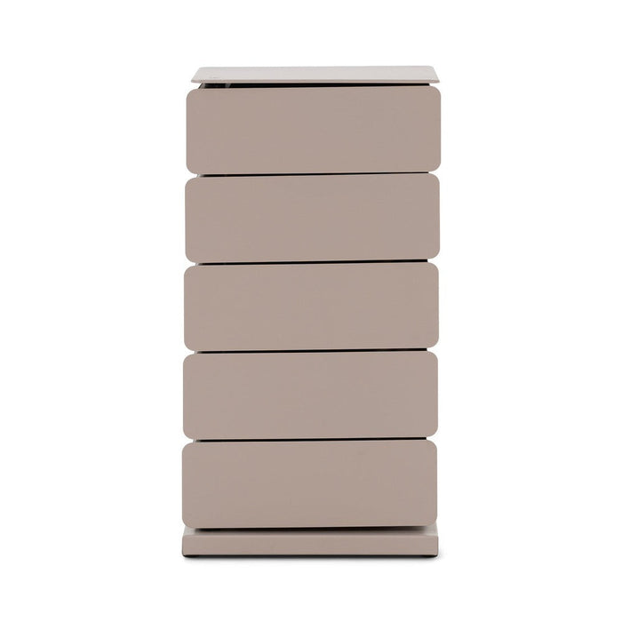 JOEY 5 Ladekast -Taupe | Staal | 37x26x72.5-Ladenkast-Spinder