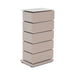 JOEY 5 Ladekast -Taupe | Staal | 37x26x72.5 Spinder Design-Ladekasten-Spinder