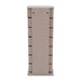 JOEY 7 Ladekast | Silky Taupe | Staal | 37x26x98.5-Ladenkast-Spinder