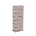 JOEY 7 Ladekast | Silky Taupe | Staal | 37x26x98.5-Ladenkasten-Spinder