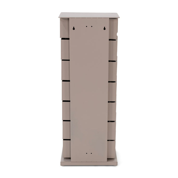 JOEY 7 Ladekast | Silky Taupe | Staal | 37x26x98.5-Ladenkasten-Spinder