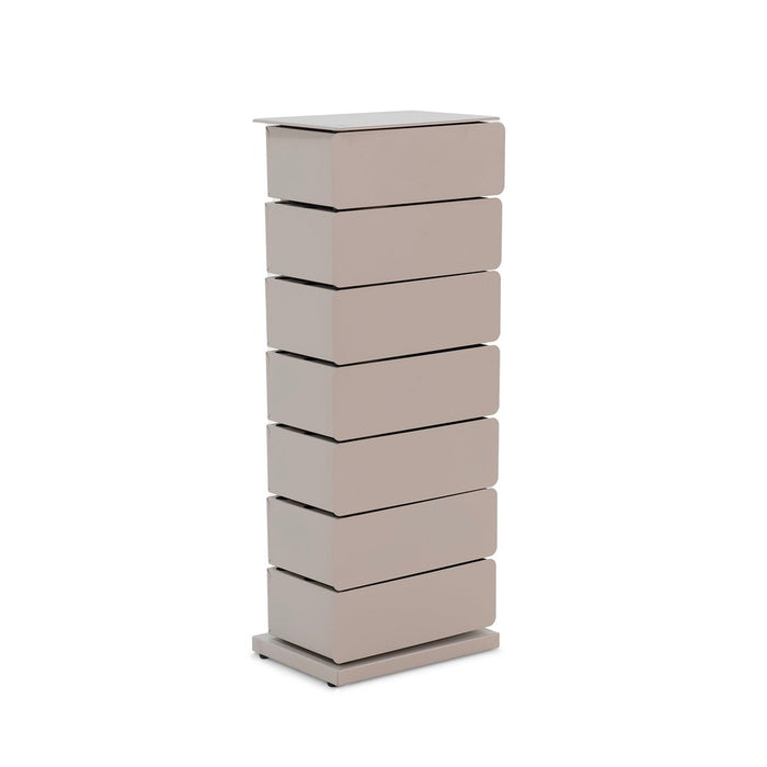 JOEY 7 Ladekast | Silky Taupe | Staal | 37x26x98.5 Spinder Design-Ladekasten-Spinder