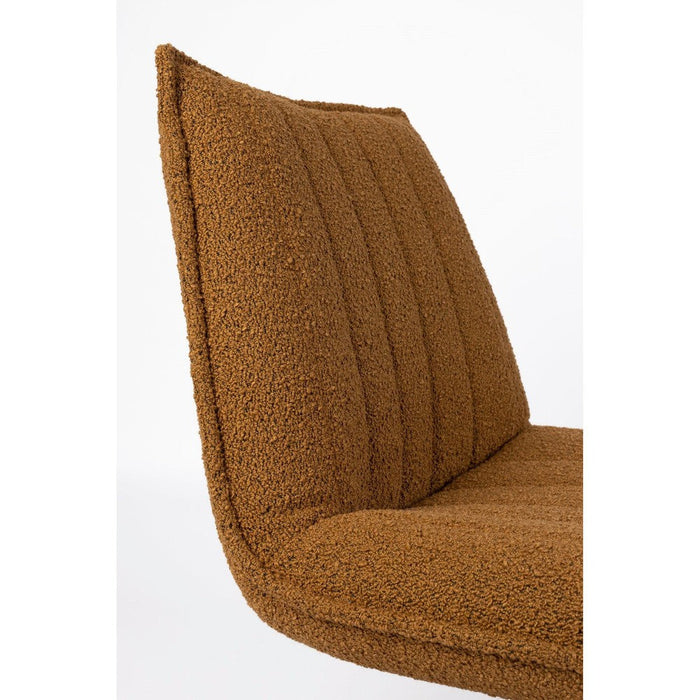 Jax Fauteuil Oker Bouclé-Fauteuils-Creating Home