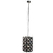Jaye Zwart IJzer Hanglamp Cirkel Patroon Breed-Hanglampen-PTMD