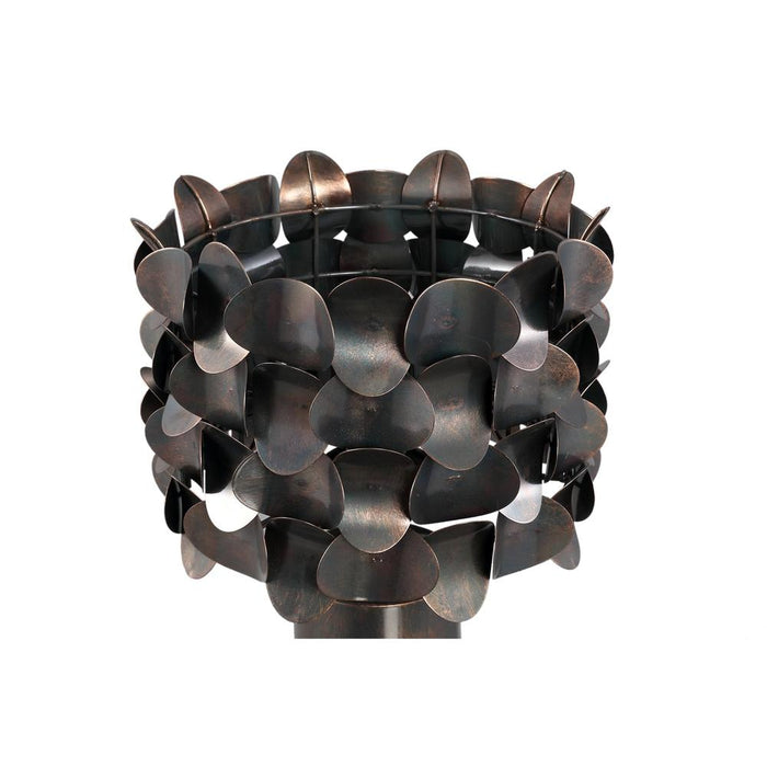 Jaye Zwart IJzer Tafellamp Bended Cirkel Patroon-Tafellampen-PTMD