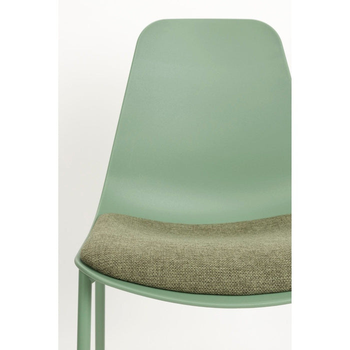 Jeffrey Stoel Groen-Eetkamerstoelen-Creating Home