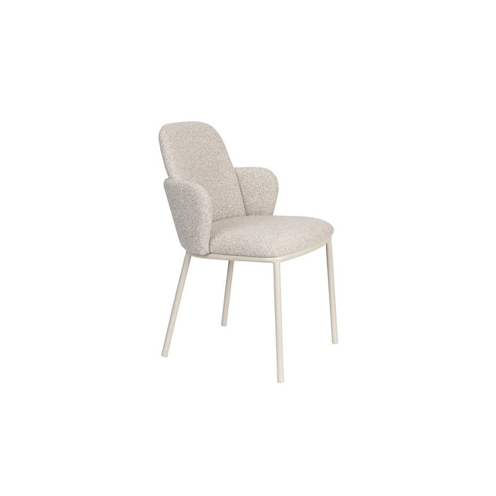 Jerrico Armstoel Lichtbeige-Eetkamerstoelen-Creating Home