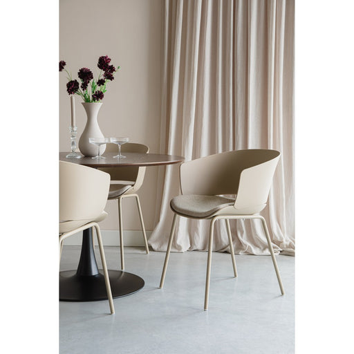 Jessica Stoel Beige-Eetkamerstoelen-Creating Home