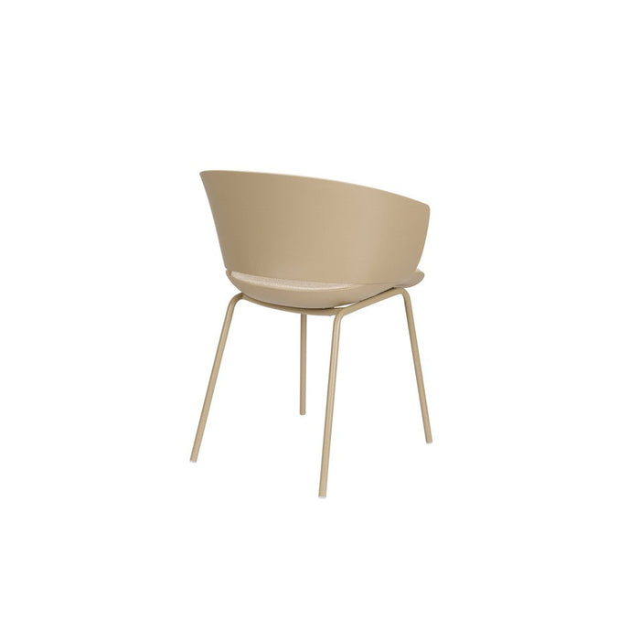 Jessica Stoel Beige-Eetkamerstoelen-Creating Home