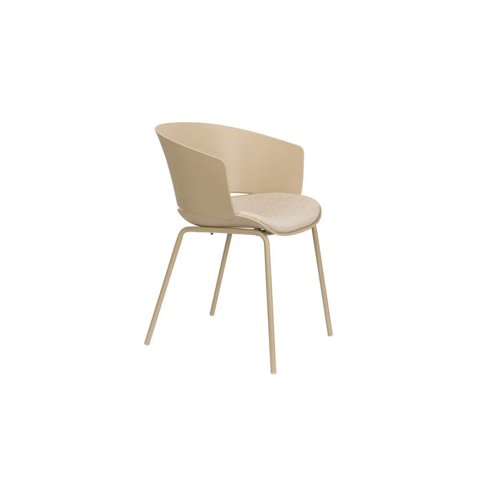 Jessica Stoel Beige-Eetkamerstoelen-Creating Home