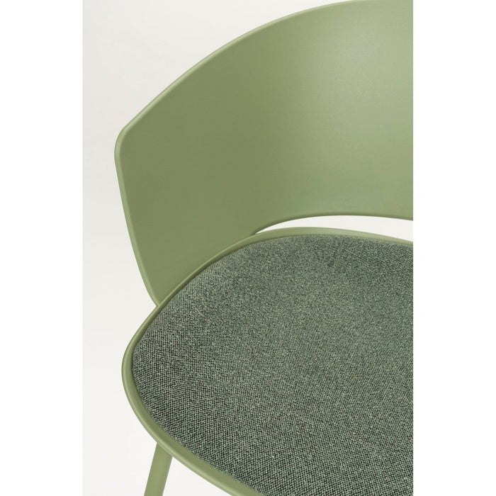 Jessica Stoel Groen-Eetkamerstoelen-Creating Home