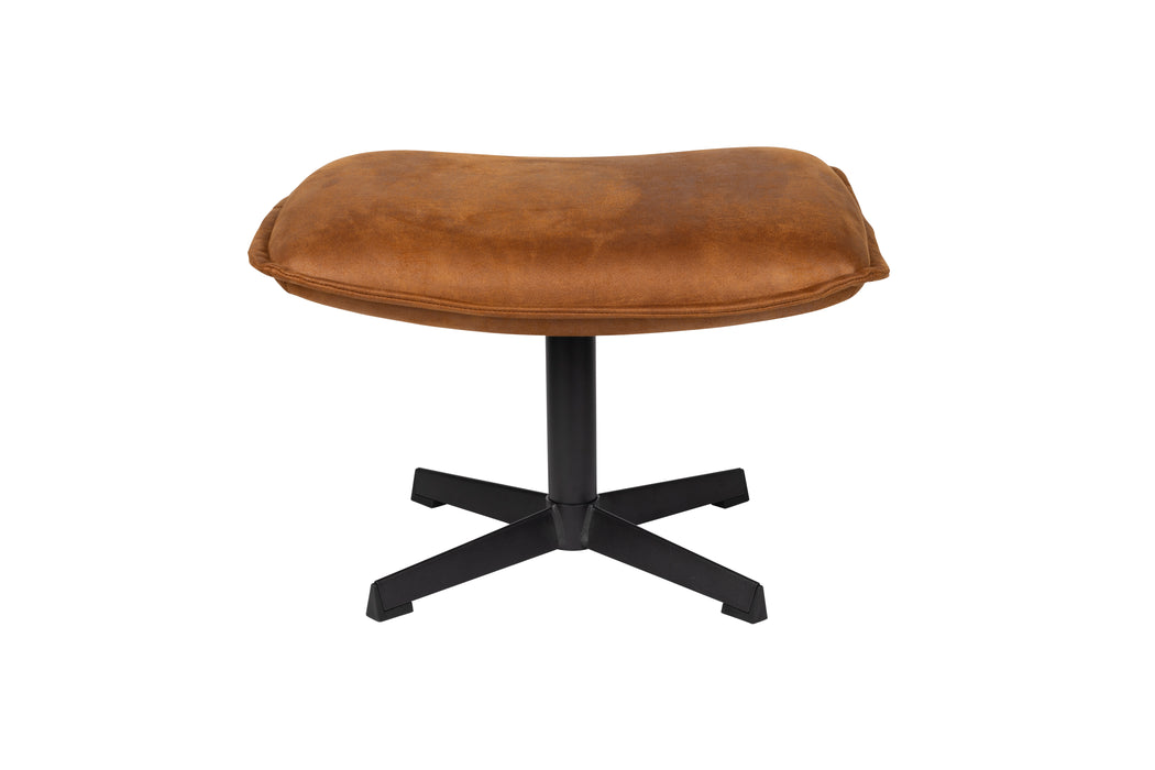 John Hocker Cognac PU-Leder Bruin 40x60 cm-Hockers-Creating Home